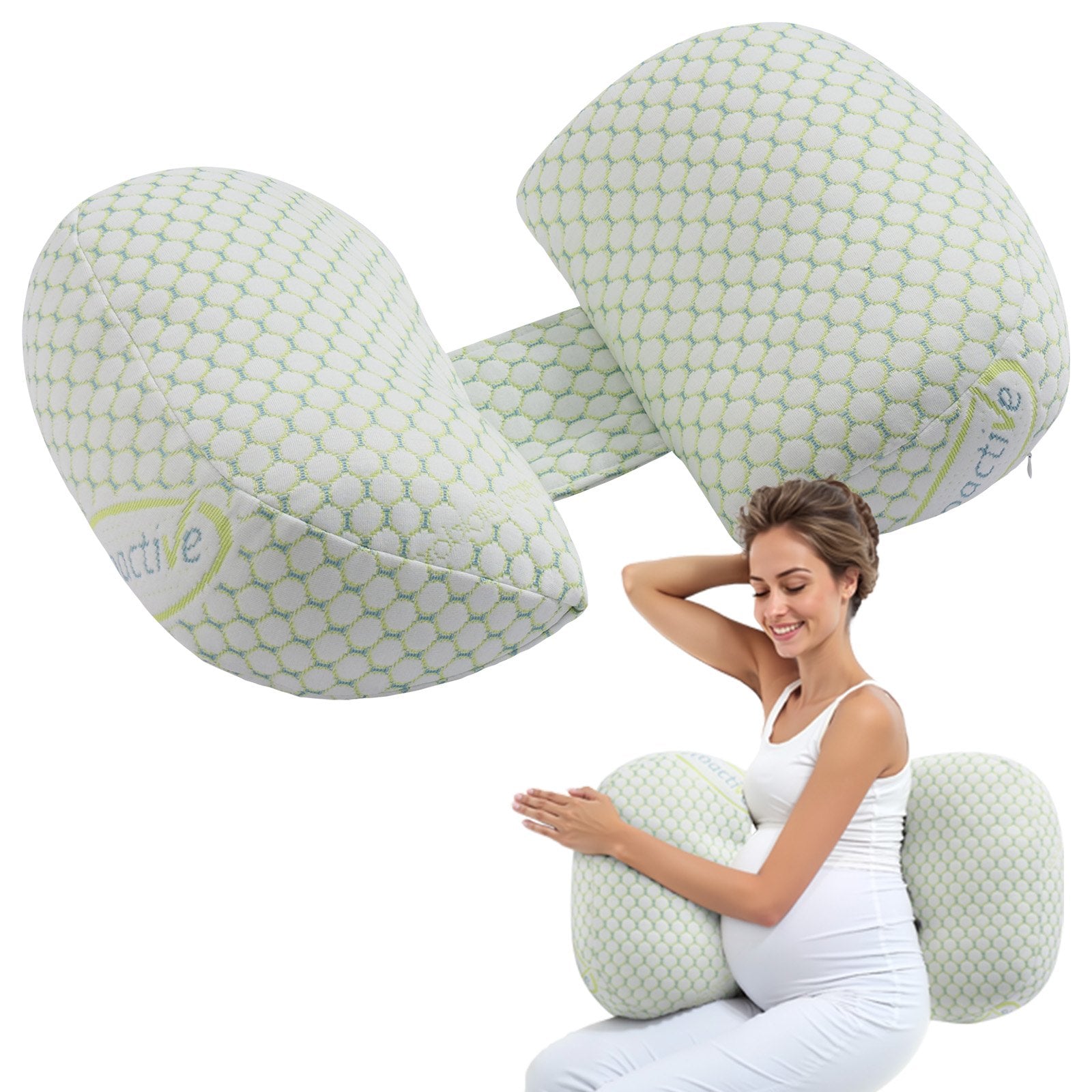 GetActive W-Shape Support Pillow | Multi-Position Comfort & Recovery