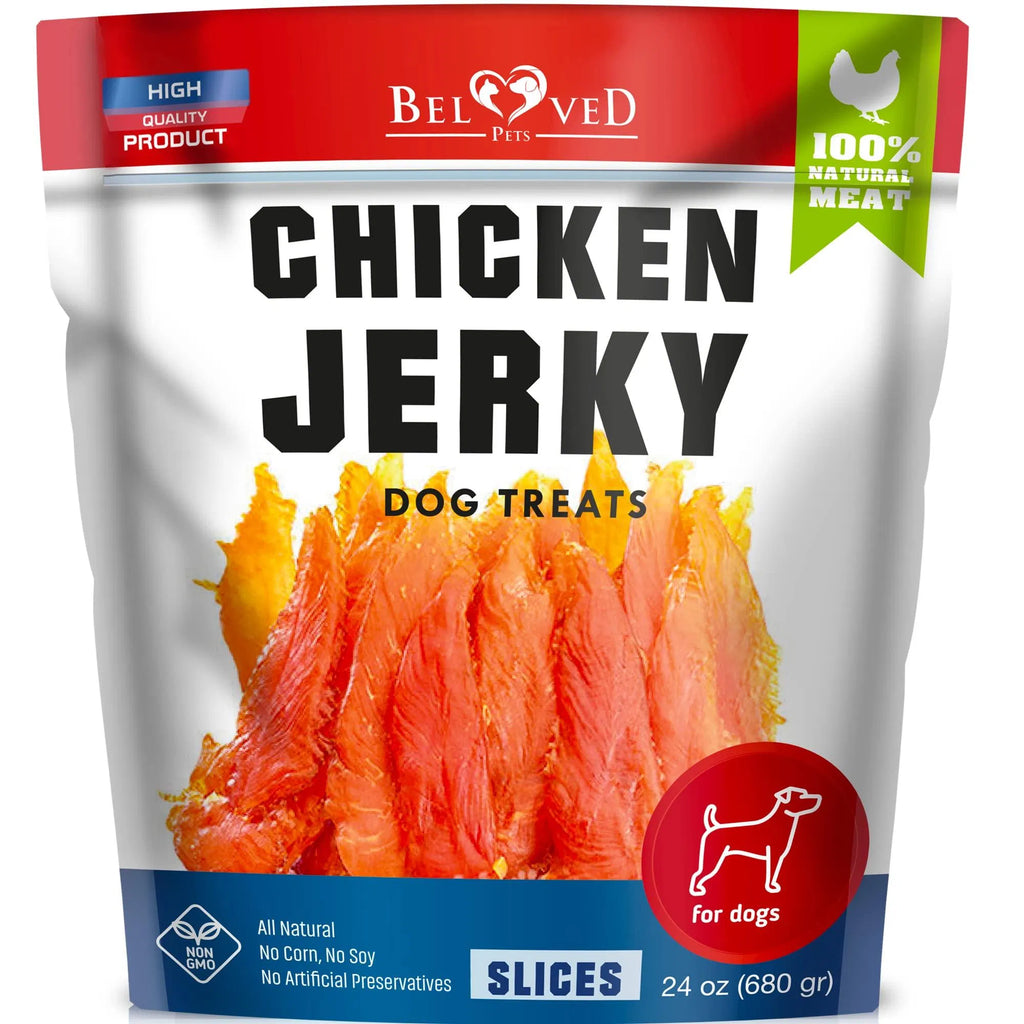 Chicken jerky dog treats, orange slices in pouch, 24 oz (680 g)