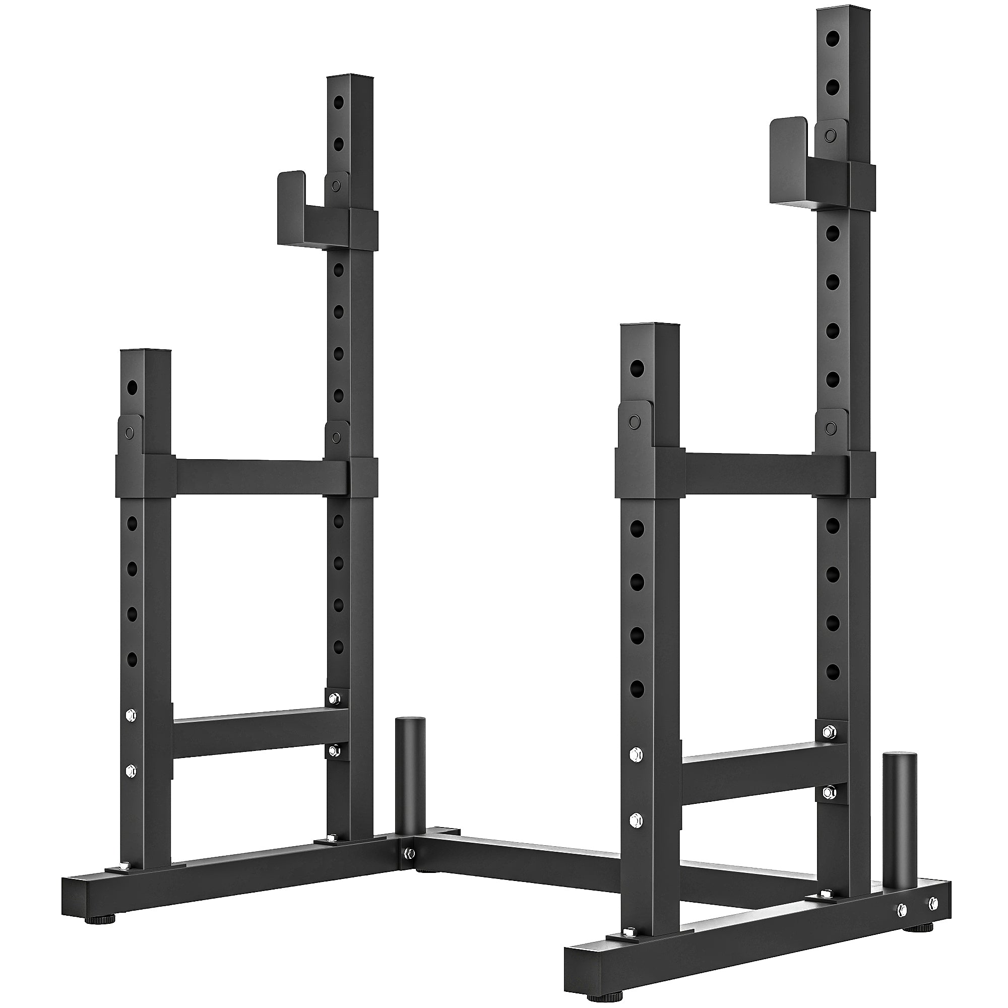 GetActive Pro Adjustable Squat Rack | 660LBS Multi-Function Bench Press & Weight Lifting Station