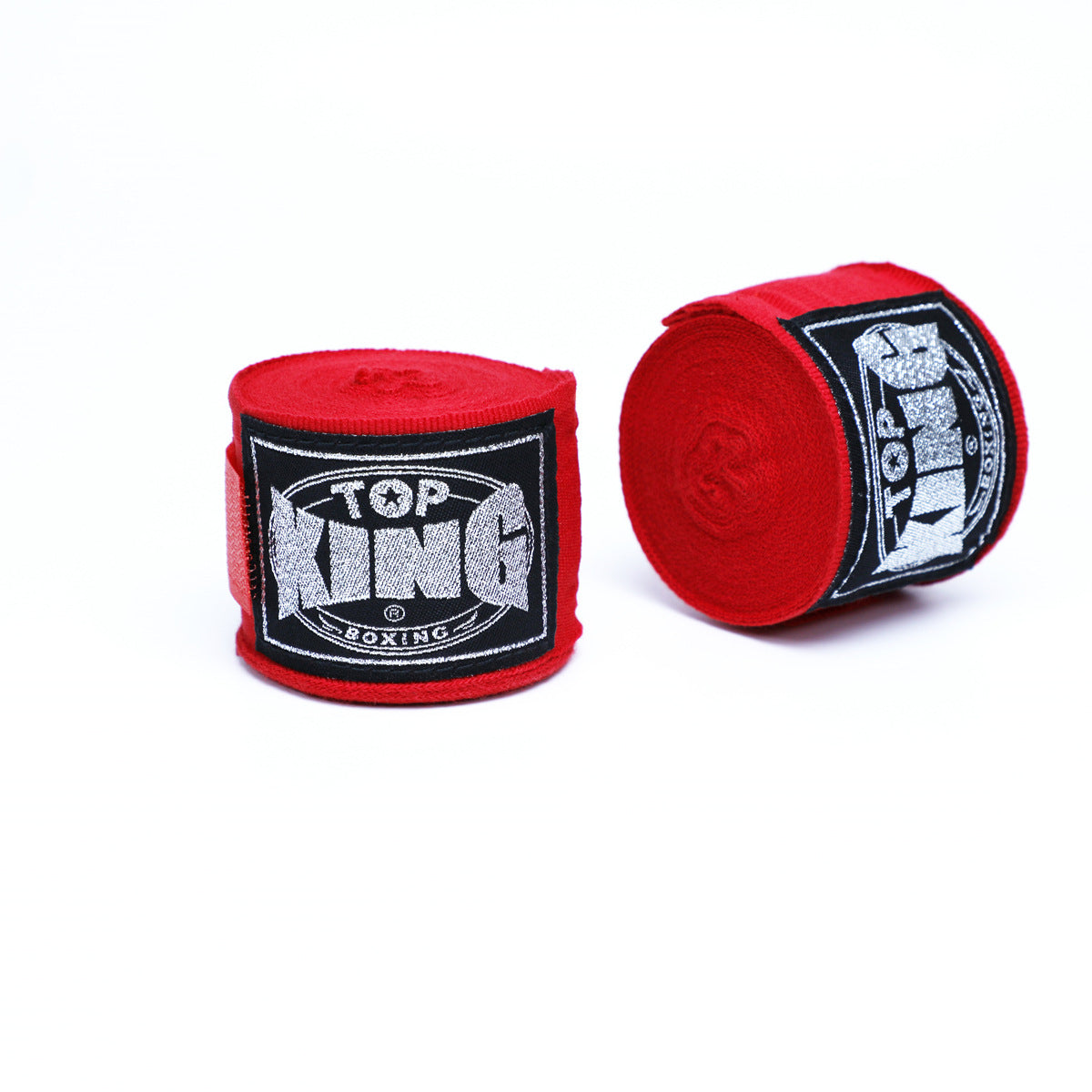 Boxing hand wraps in red: 5m wrist and knuckle bandages, 2-pack