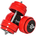 GetActive Adjustable Dumbbell & Barbell Set | 66LBS Convertible Home Gym Weights for Men & Women