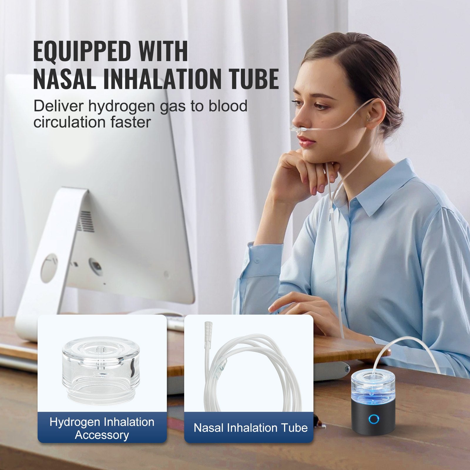Hydrogen Water Bottle Generator — SPE Technology, Portable Ionizer & Nasal Inhalation