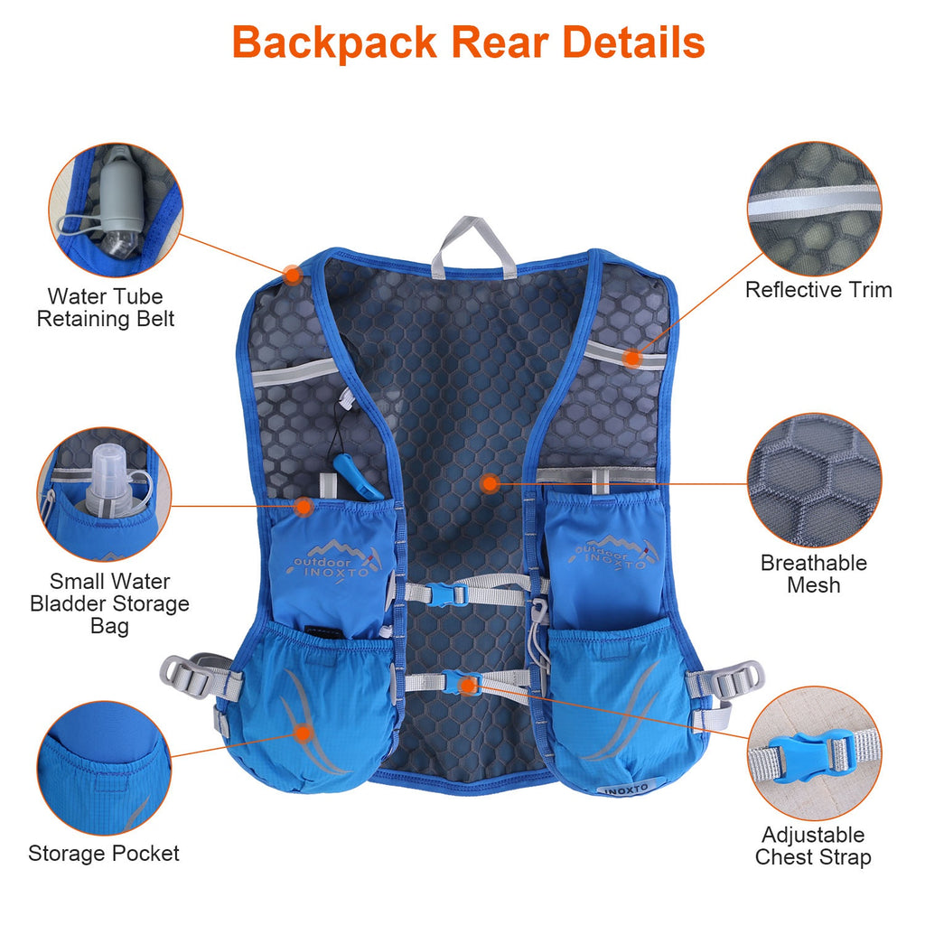 Pro Hydration Vest Running Backpack - Marathon & Trail Running