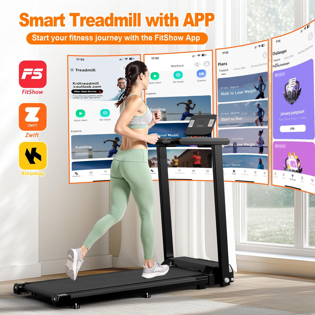 MoveDesk™ Folding Treadmill