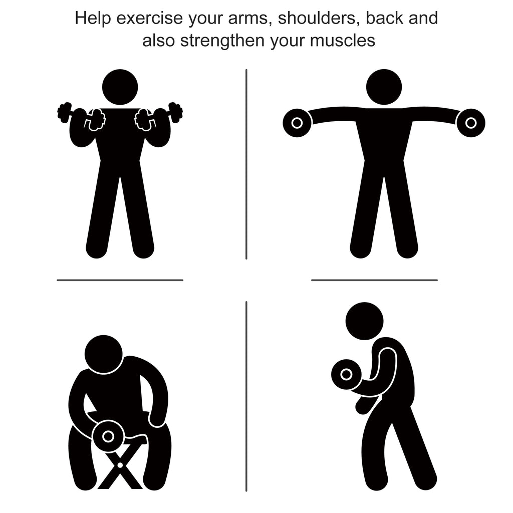 Hex rubber dumbbell set for strength training—arm, shoulder, back, and muscle workouts