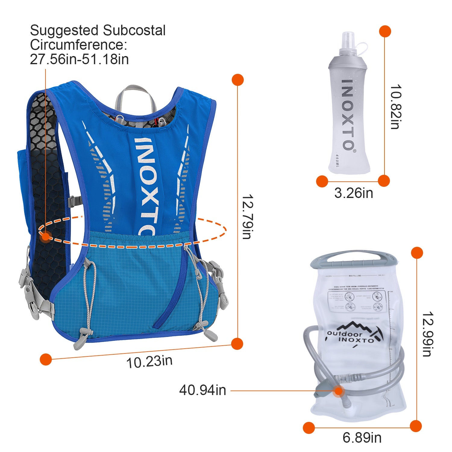 Pro Hydration Vest Running Backpack - Marathon & Trail Running