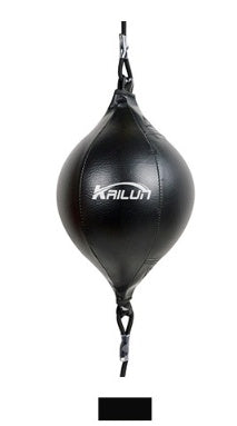 Adult boxing reflex ball, black with white logo