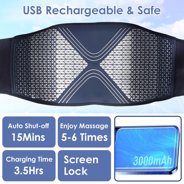 Cordless Back Massager with Heat