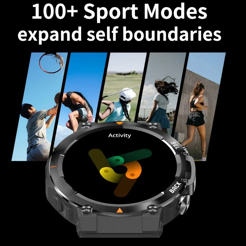 GetActive MAX18 AMOLED Smartwatch | AI Voice, Gesture Control & Bluetooth Calling