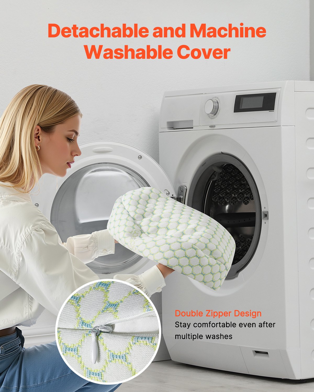 GetActive W-Shape Support Pillow | Multi-Position Comfort & Recovery