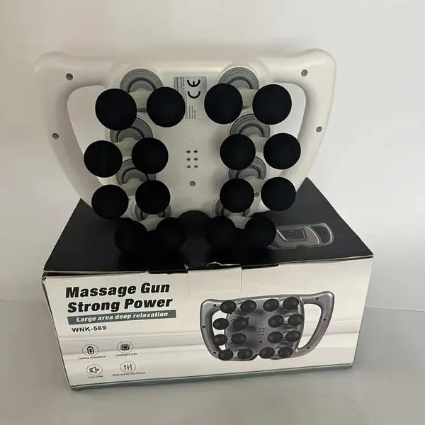 GetActive 16-Head Fascia Gun | Full Body Percussion Massager for Deep Muscle Relief