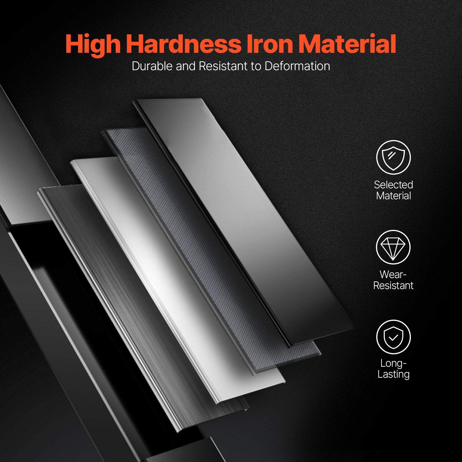Textured metal support panels for a weight plate rack stand