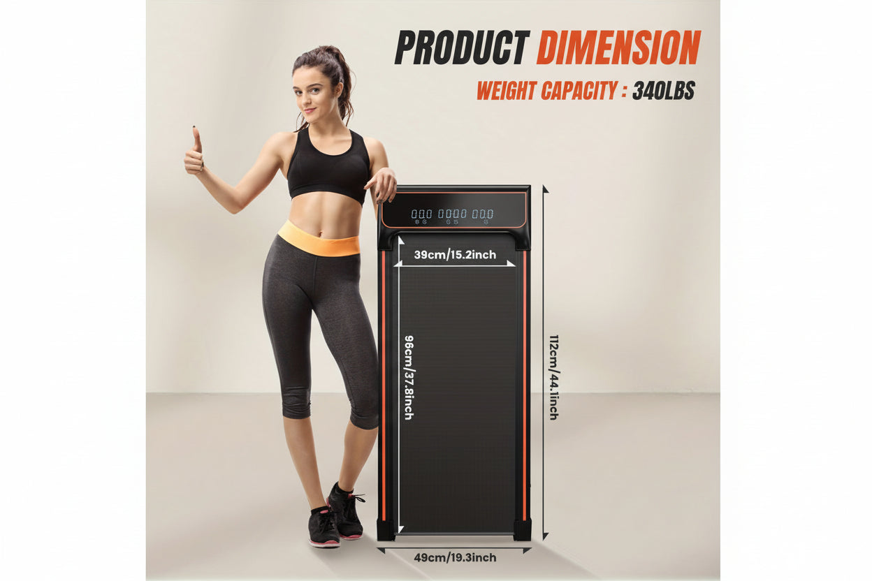 GetActive Walking Pad Treadmill | Compact Low-Impact Cardio