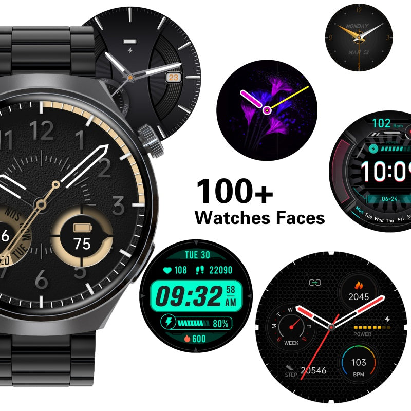 GetActive SENBONO V19 Smartwatch | Bluetooth Calling, Heart Rate & Waterproof Sport Watch