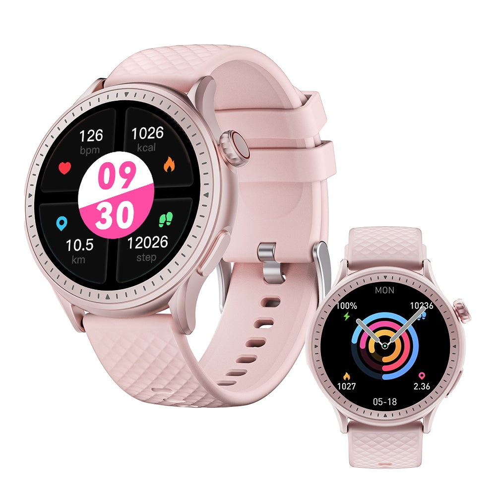 GetActive Round AMOLED Smartwatch | Sport Modes, Heart Rate & Wellness Tracker