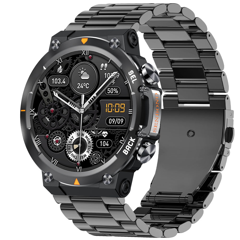 GetActive MAX18 AMOLED Smartwatch | AI Voice, Gesture Control & Bluetooth Calling