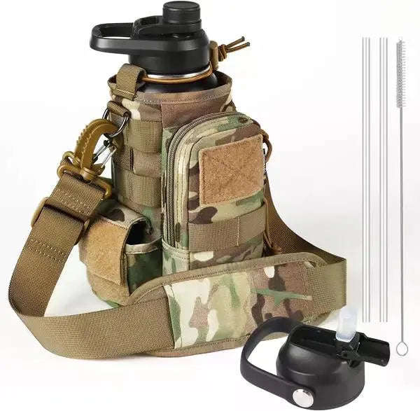 Tactical Water Bottle — 32oz Durable Hydration for Training & Outdoor Adventures