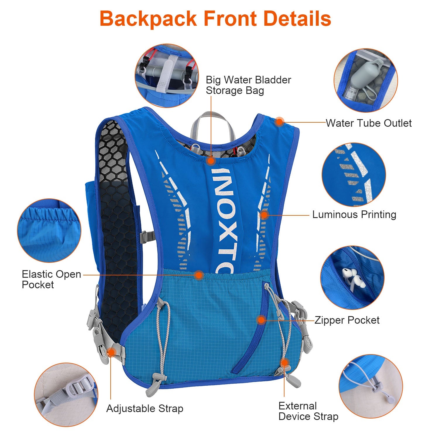 Pro Hydration Vest Running Backpack - Marathon & Trail Running