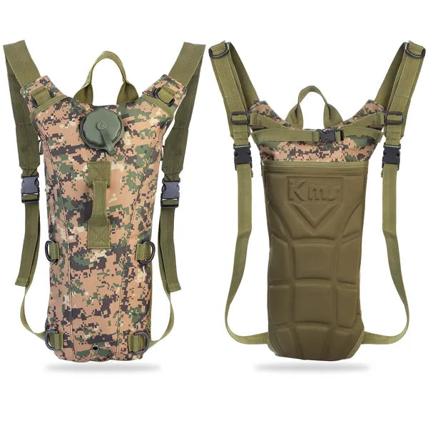 Tactical Hydration Pack 3L - Outdoor Adventure Water Backpack
