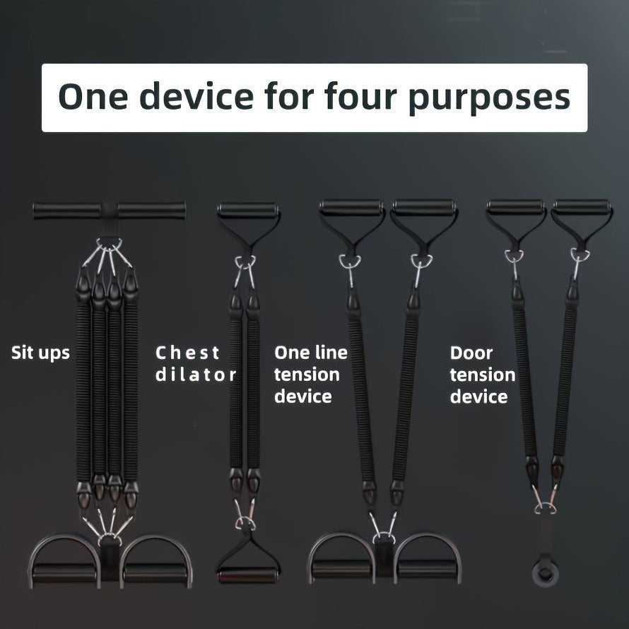 CoreFlex Resistance Trainer - Foot Pedal Sit-Up Resistance Bands