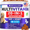 20-in-1 dog multivitamin soft chews, Hip + Joint, duck flavor jar with 120 chews