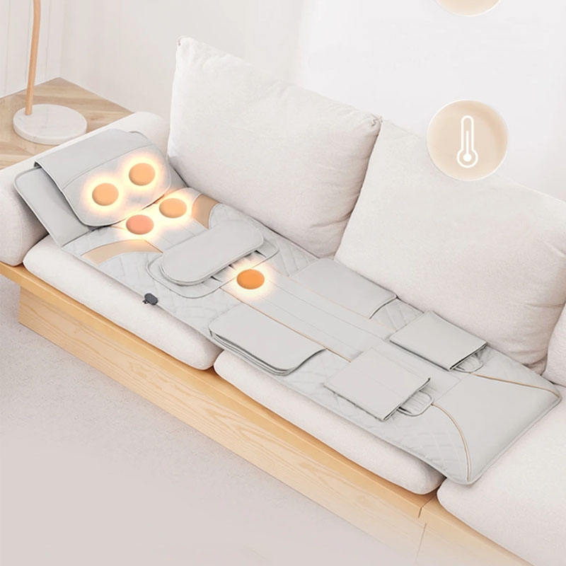 GetActive Relaxing Stretch Waist Massage Mattress | Airbag Lumbar Traction, Heat & Vibration | Full Back Relief