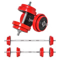 GetActive Adjustable Dumbbell & Barbell Set | 44LBS Convertible Home Gym Weights