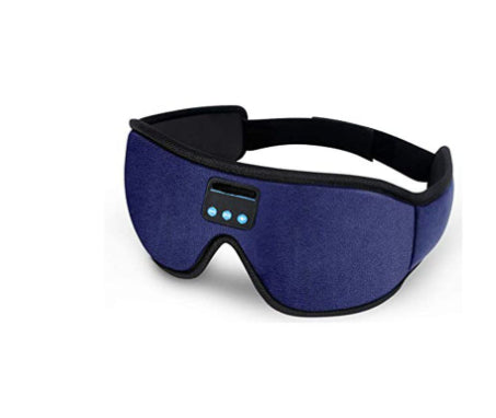 Sleep Mask with Bluetooth Music & Wireless Call — Blackout Eye Mask for Deep Rest & Recovery