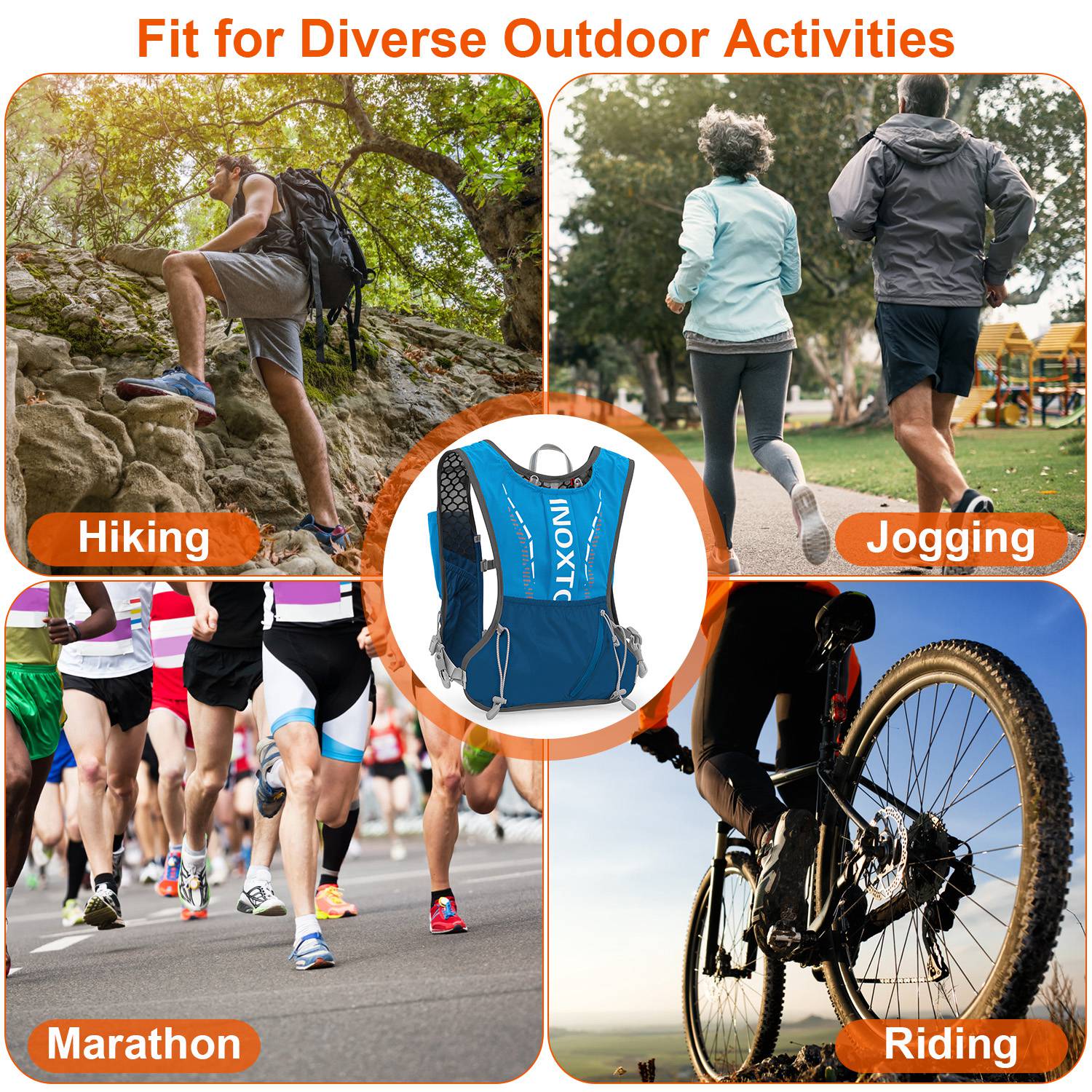 Pro Hydration Vest Running Backpack - Marathon & Trail Running