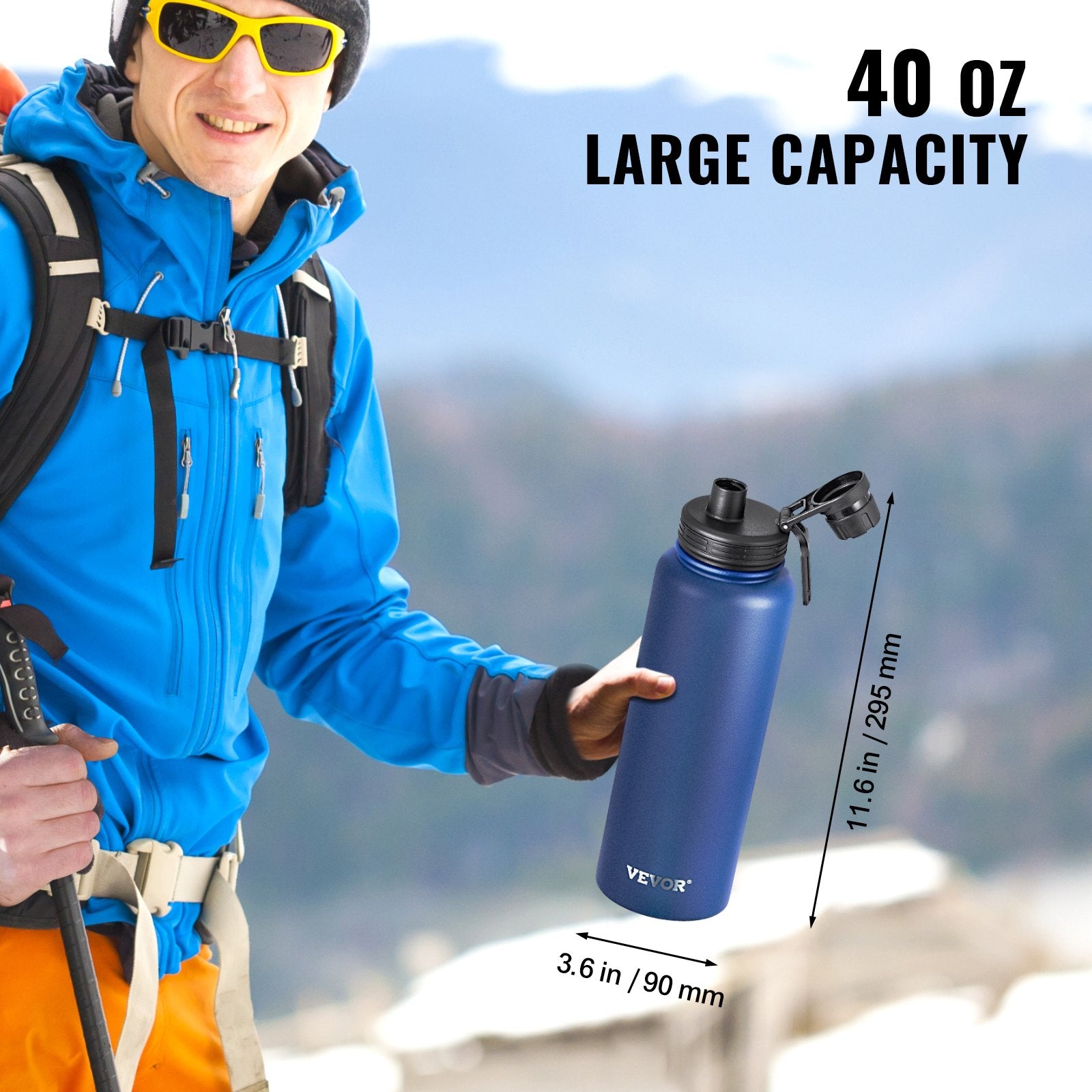 HydratePro™ 40oz Insulated Bottle